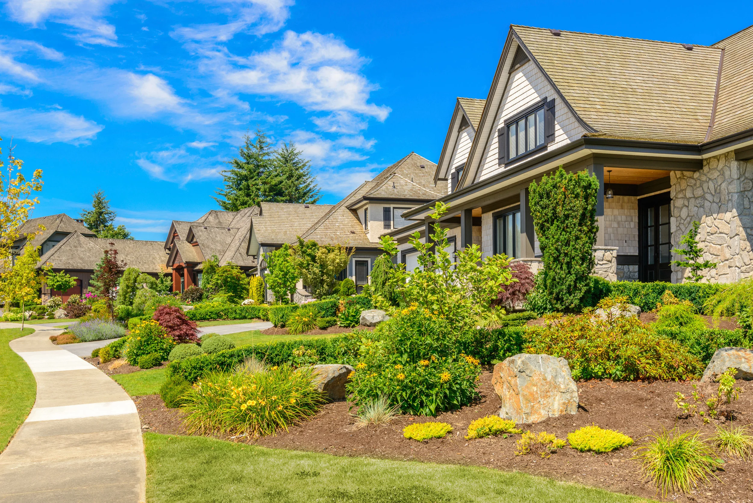 Property exterior representing property maintenance and preservation